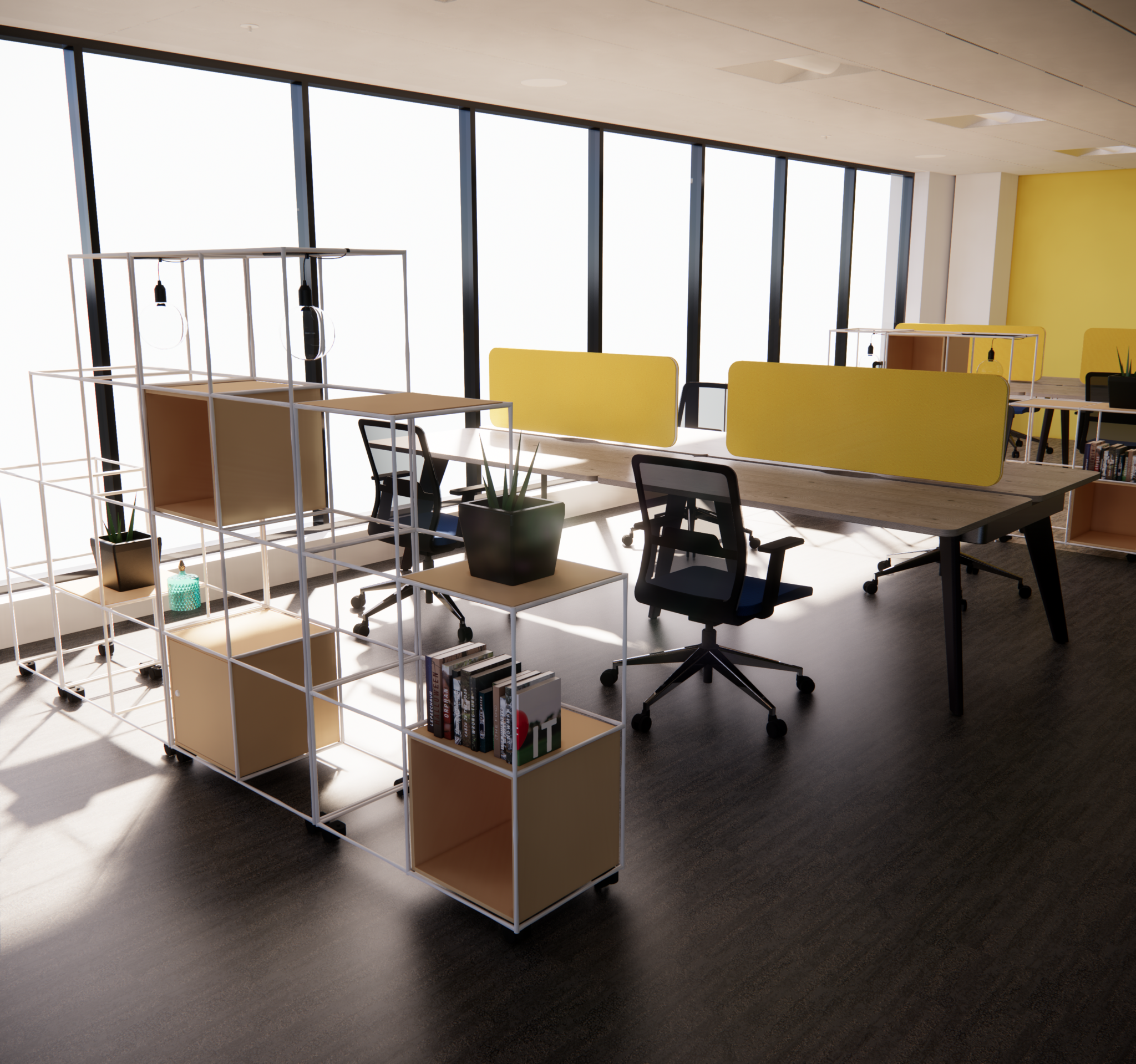 Does the evolution of the workplace mean more open or more private?
